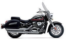 New 2017 SUZUKI BOULEVARD C90T GLASS SPARKLE BLACK The Suzuki Boulevard C90T is a tour-ready cruiser powered by a fuel-injected 90-cubic-inch V-twin engine that delivers exceptional torque for outstanding acceleration in every gear. A strong five-speed transmission and shaft-drive cleanly puts all that power to the ground. This bike also features fully integrated leather-look, rigid side cases and a comfortable passenger seat, all behind a large windscreen for remarkably comfortable cruising on the open road. With bold, classic styling, the C90T is also designed to capture attention whether you’re cruising down the boulevard or kicking back at a rest stop.
